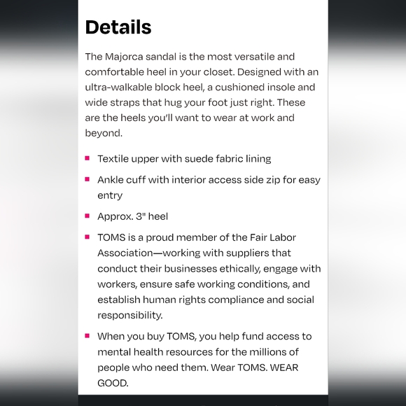 Tom's Majorca Sandal - Picture 8 of 8